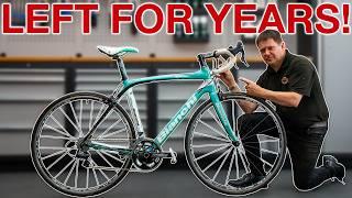 Abandoned Bianchi Rebuild! 3 Years no service! Full service transformation road bike ASMR