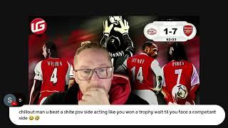 PSV VS ARSENAL️ LIVE CHAMPIONS LEAGUE WATCHALONG️