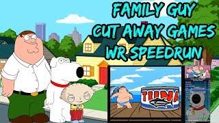 Family Guy Cut Away Games Speedrun(Old WR,3:50)