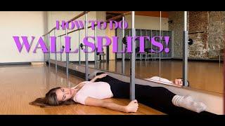 How to do wall splits for all levels. Improve your center splits!