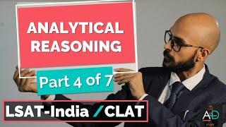 Analytical Reasoning for LSAT-India 2022 | Part 4 of 7 | June 2022 | Prof. Ankit Dhotrekar