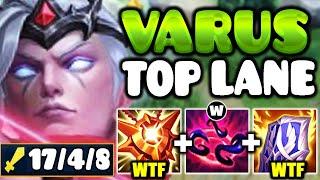 There's a reason why Tank Varus top has the HIGHEST win rate right now...