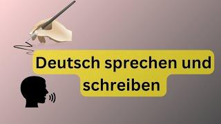 Deutsch sprechen und schreiben Deutsch lesen und hören Deutsch lernen learngerman