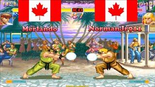 Super Street Fighter 2 Turbo  Merlando (Canada) vs NormanJr911 (Canada) III - スーパーストリートファイターII X