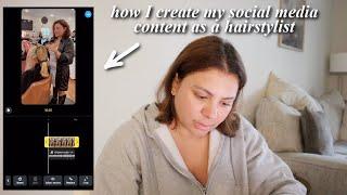 How I get social media content to grow my clientele as a hairstylist