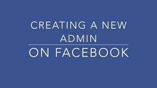 How Do I Add Someone as an Administrator of my Facebook Page