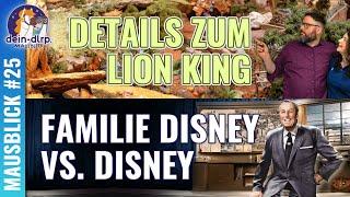 Lion King Land für Disneyland Paris, Streit um Walt Disney, Cars Land im Magic Kingdom & mehr News