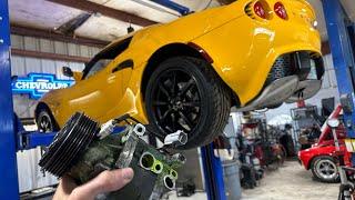 Compressor Swap Something not right! Lotus Elise 1.8