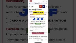 HOW to convert your Driving License to Japanese Translation for International Driving License?!