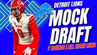 Detroit Lions 2024 MOCK DRAFT | The Rich Get Richer