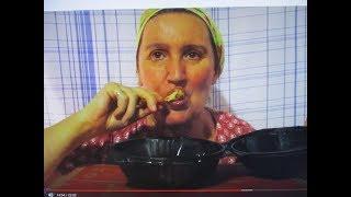 Eating BUFFALO WINGS ~ a WikiEATia video/blossomlikearose