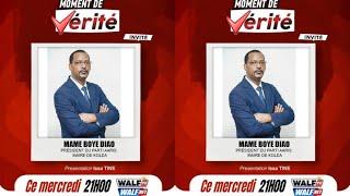 Mame Boye Diao est l'invité de Issa Tine dans Moment de Vérité duMercredi 01 Janvier 2025 Sur WalfTv