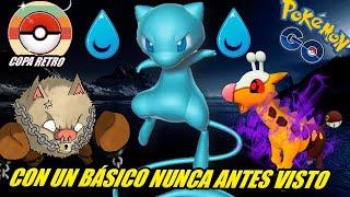 EL BÁSICO NUNCA VISTO de MEW SHINY DANDO MUCHOS PROBLEMAS en la COPA RETRO - GBL - Pokémon Go PvP