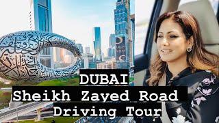 DUBAI Ki Sabse Famous ROAD | SHEIKH ZAYED ROAD #mamtasachdeva #dubailifestyle #dubailife #dubai