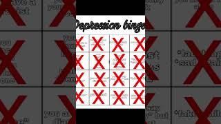 depression bingo: i got bingo guys!