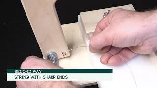 How to replace a wire on Single wire soap cutter