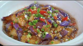 紅燒茄子家常做法Homemade braised eggplant is the best rice partner,  Even the sauce is delicious!