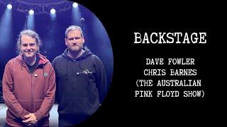 Backstage: Dave Fowler and Chris Barnes (The Australian Pink Floyd Show)