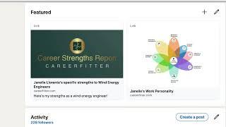 How To Share Your Career Strengths Report On Your LinkedIn Profile