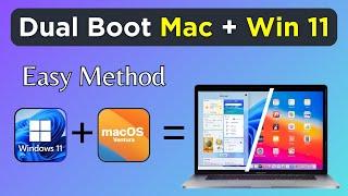 How To Dual Boot MacOS Ventura and Windows 11 on PC Without Mac | Easy Method