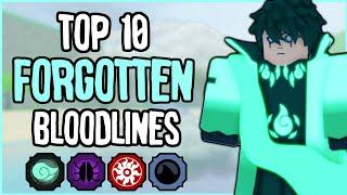 Top 10 FORGOTTEN Bloodlines in Shindo Life | Shindo Life Bloodline Tier List