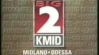 KMID-TV Big 2 Newscast Open 10:00 p.m. 1995    KMID