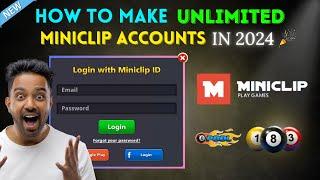 How to Create Pure Miniclip Account in 8 ballpool \\  Free ma Create karho Account.