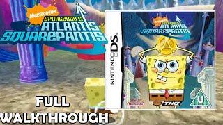 Spongebob Alantis Squarepantis (DS) Full Walkthrough HD