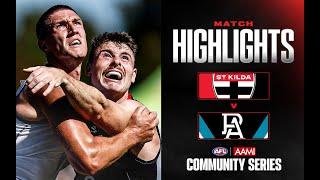 St Kilda v Port Adelaide Highlights | AAMI Community Series, 2025 | AFL