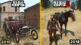 These two games are 8 years apart | RDR1 Vs RDR2 differences