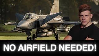 Why This Fighter Jet can operate from Highways - Gripen Explained!