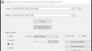 DWF to DWG conversion by dwgConvert [1080p HD]