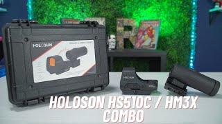 Unboxing Holosun HS510C Reflex Sight and  HM3X Magnifier