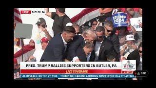 LIVE BREAKING: DONALD TRUMP SHOT AT RALLY