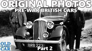 Original Photos of Pre-war British Cars Part 2 | 1920s/1930s Rover, Morris, Singer, Ford etc