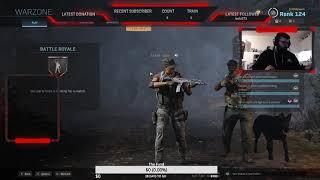 Gezin of 808 Mafia live ! 1st Stream, 1st Win ! (Twitch replay) MODERN WARFARE WARZONE