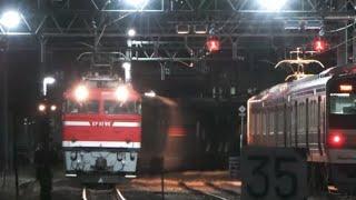 4K動画　【カシオペア紀行　深夜の水上駅を行く】