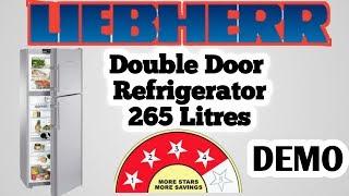 LIEBHERR Refrigerator Double Door 265 Litres 4 Star Rating DEMO In Hindi