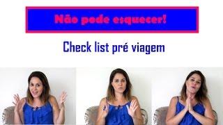 Check list de viagem internacional