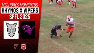 GUARULHOS RHYNOS X SOROCABA VIPERS | SPFL 2025 | Melhores Momentos