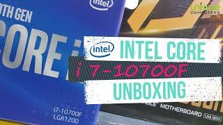 UNBOXING Intel Core i7-10700F