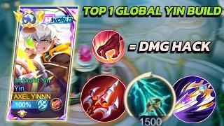 YIN SKY PIERCER + ENDLESS BATTLE COMBO IS CRAZY | YIN TOP 1 GLOBAL BUILD & EMBLEM | MOBILE LEGENDS