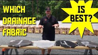 What Is The Best Drainage Fabric To Use? | Dr Drainz of Apple Drains NC