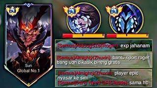 SUN BIKIN KESEL MUSUH SAMPE TIMNYA ADU BACOT BUILD SUN TERSAKIT 2024 | MOBILE LEGENDS