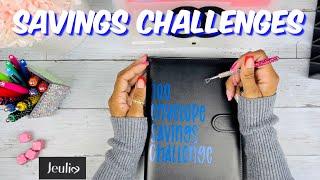 SAVINGS CHALLENGE STUFFING $535 | @JeuliaRings | 100 ENVELOPE CHALLENGE | CASH ENVELOPES