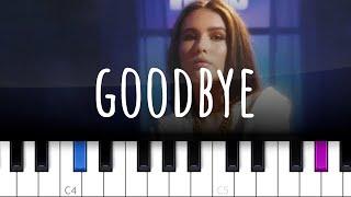 Goodbye ~ Mimi Webb  (piano tutorial)