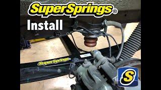 SuperSprings Install on Rear Leaf Spring Vehicle