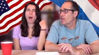 AMERICANS TRY DUTCH FOOD 