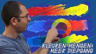 Kleuren mengen: meer diepgang. Acrylverf schilderles door Toon Nagtegaal