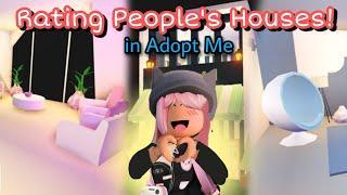 Rating People's Houses in Adopt Me  #roblox #adoptme #missdramaqueen